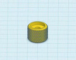 knurled potentiometer knob