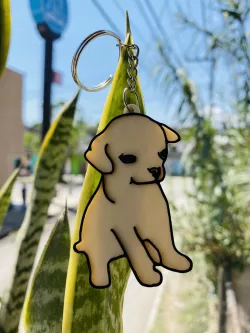 Llavero perro meme unos pedillos