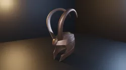 Loki helmet - STl files for 3D printing 3D print model