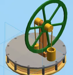 LOW TEMPERATURE STIRLING ENGINE