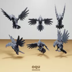 Marrowpicker Sheenbird Mecha Bird Cawdor
