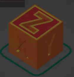 Mechanical Keyboard Keycap of Calibration Cube