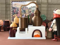 MEDIEVAL ALEMBIC NATIVITY SCENE SCENERY SCALE FIGURINES PLAYMOBIL