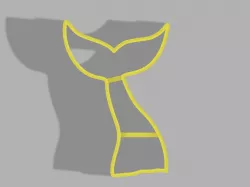 Mermaid Tail Cookie Cutter