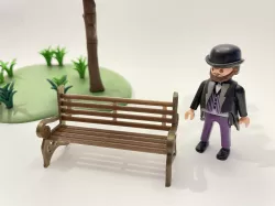 Miniature garden bench miniature dollhouse victorian scale playmobil