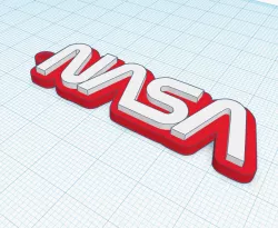Nasa Keychain
