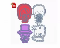 NBC Set 1 Cookie Cutters and Stamps