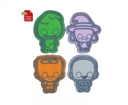 NBC Set 2 Cookie Cutters and Stamps