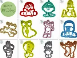 Over 200 Cookie Cutters - Fondant - Different Themes and Sizes