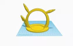 Pikachu inspired alexa dot 4th gen