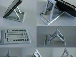 Portable support for cell phones