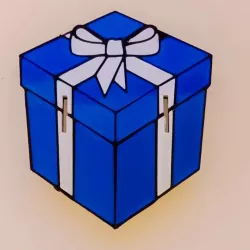 PRESENT BOX GIFT TAG