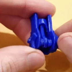 Print in Place Engine Keychain!