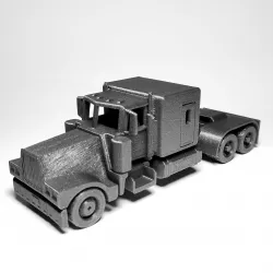 Print-in-Place Peterbilt 359 Truck