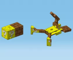 Question (hatena) block FOLDABLE COMPACT SMARTPHONE STAND