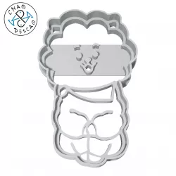 RJ - BT21 / BTS - Cookie Cutter - Fondant