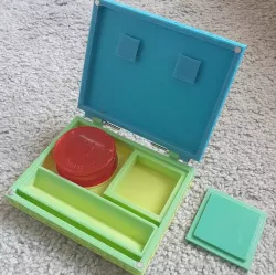 Rolling Box Storage/Rolling Table Magnet Closure
