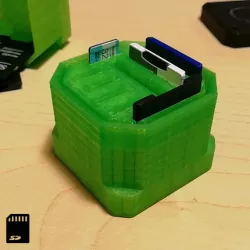 SD Card and Micro SD holder | Nema 17 shape