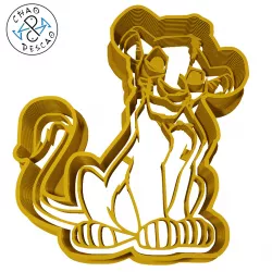 Simba - Lion King - Cookie Cutter - Fondant - Polymer Clay