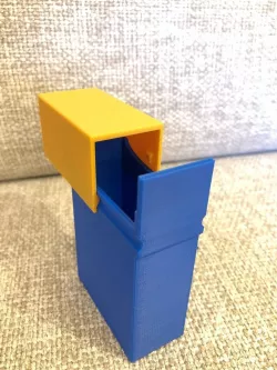 Sliding cigarettes box