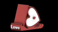 Stand / Holder Phone or Tablet Heart Love with slipcase