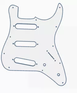 Stratocaster pickguard