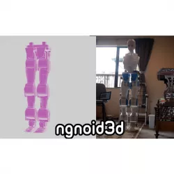 Sylvie 2021 - Complete Bipedal Robot Lower Body