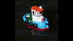 TUGGY - 3D printed RC micro tugboat