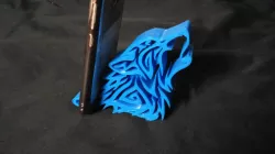 WOLF PHONE HOLDER FOR 3D PRINTING