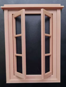 1/12 Hinged Dollhouse window (Model No.6)