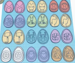 12 Marvel Superheroes Easter Eggs