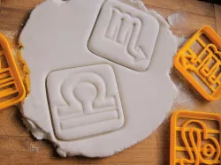 12 Zodiac Signs dough and cookie cutters