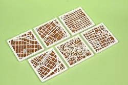 6-Set City Coasters (Amsterdam, Berlin, London, Madrid, Paris, Rome)