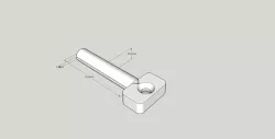 A tube squeezer for aluminum tubes