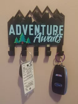 Adventure Awaits Key Hook