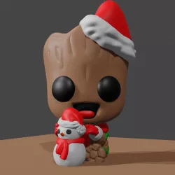 Baby Groot Christmas Pot