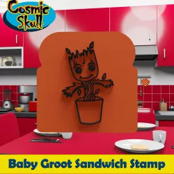 Baby Groot Sandwich Stamp