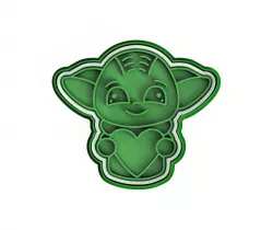 Baby Yoda cookie cutter / Baby Yoda Cookie Cutter