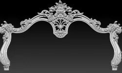 Bed 3D relief models STL Files used for CNC Router