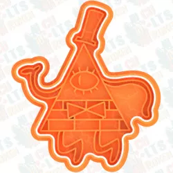 Bill Cipher Gravity Falls cookie cutter *