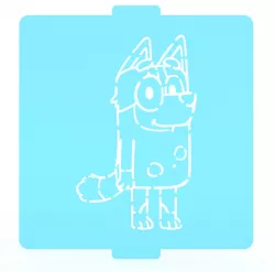 Bluey stencil set of 9 for Coffee and Baking