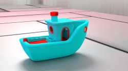 boat 3d print (benchmark stl file)