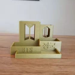 BTS bias pencil pot