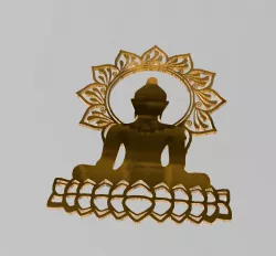 buddha wall art poster