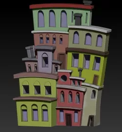 cartoon house