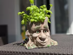 Cartoon Style Tree Face Planter