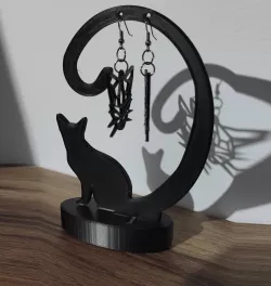 Cat earring display