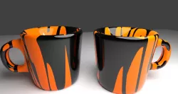 ceramic Cup pair
