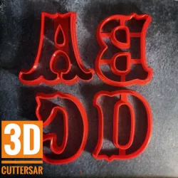 CIRCUS ALPHABET - COOKIE CUTTER