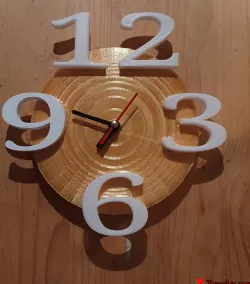 Clock with separate numbers